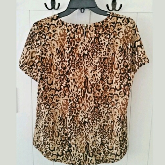 Merona Animal Leopard Print Blouse - Picture 2 of 2